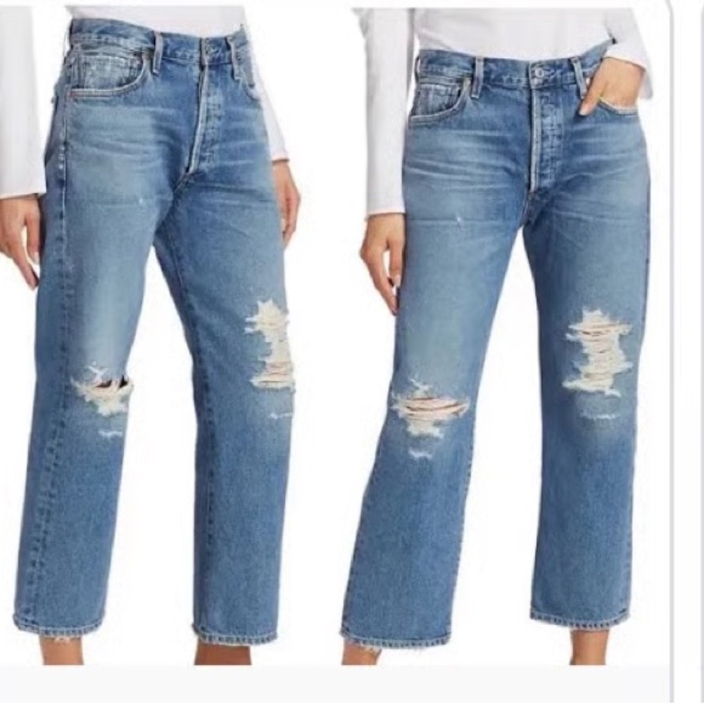 Citizens Of Humanity Emery high rise Crop Relaxed Straight